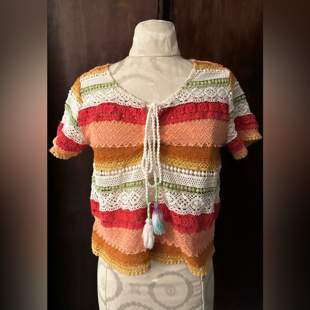 Ban•jara knitted colorful shirt